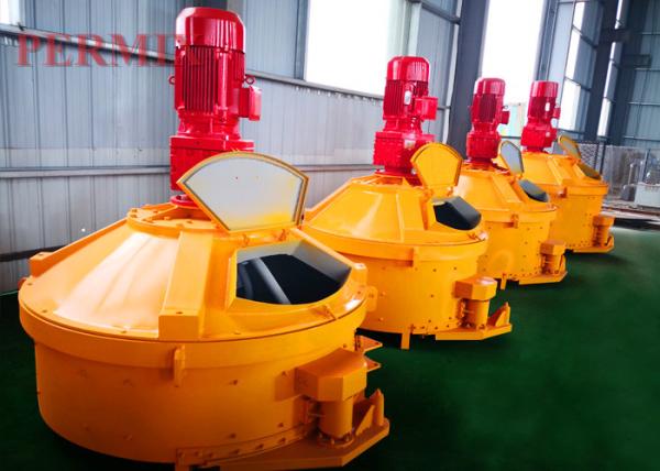 Sleepers Track Slabs Heavy Duty Cement Mixer , Durable Low Wear Orange