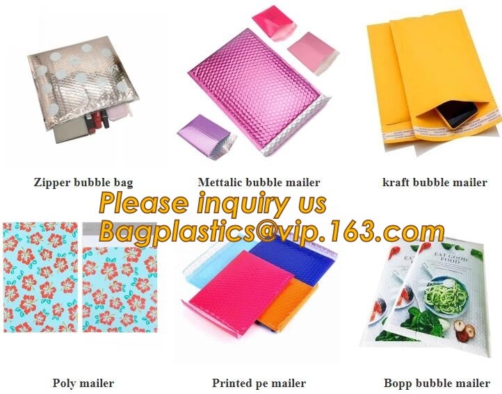 Custom Bubble Zip lockkk Packaging Bag Slider Padded Bag,Anti Shock Plastic PE Material Mailer Zip Lock Padded Bag /Slider