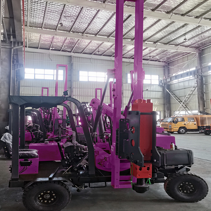 Mini Pile Driving Machine Guardrail Pile Drilling Equipment Vibration Hammer Pile Driver