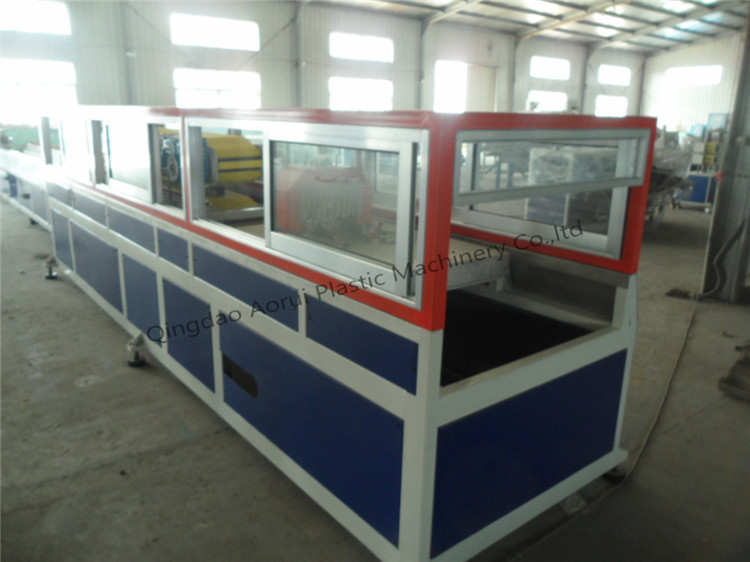 Hollow or Solid Plastic PVC Profile Extrusion Line , Window Door Profile Machinery
