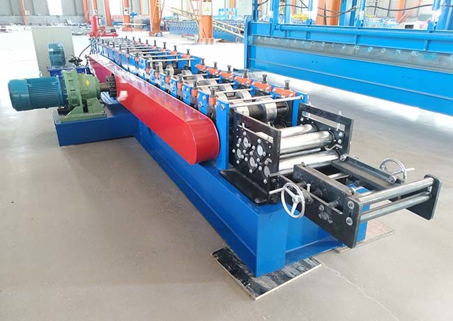 2mm Thickness Purlin Roll Forming Machine C Shape With Delta PLC Program Parameters