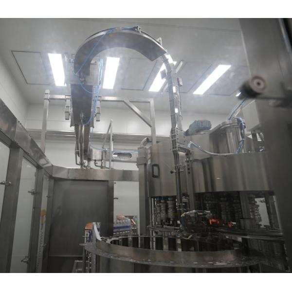 High-speed PLC-controlled Cap Washer For Bottling Line For 60,000 BPH Bottled