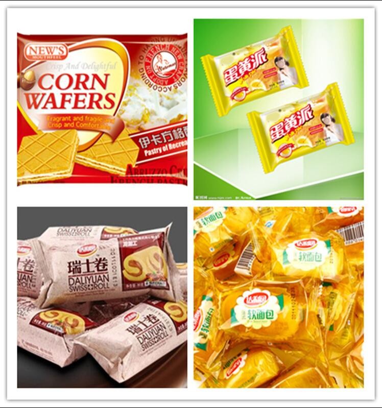 380V Candy Bar Horizontal Pack Machine For Puffed Snack Food