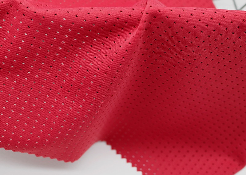 Jacquard Sports Mesh Fabric Sportswear Yoga 4 Way Stretch Knitted