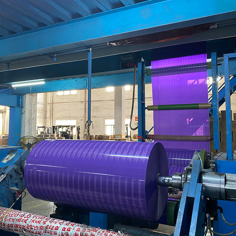 With Logo Purple BOPP Printed Jumbo Roll Manufacturer