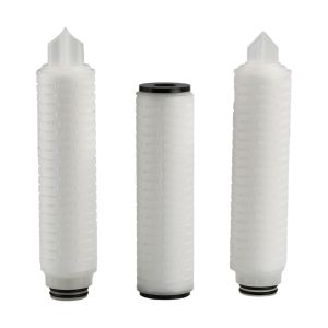 Flow Rate 1-1.2m3/h Polyester Pleated Filter Cartridge For Heavy Duty Applicatio