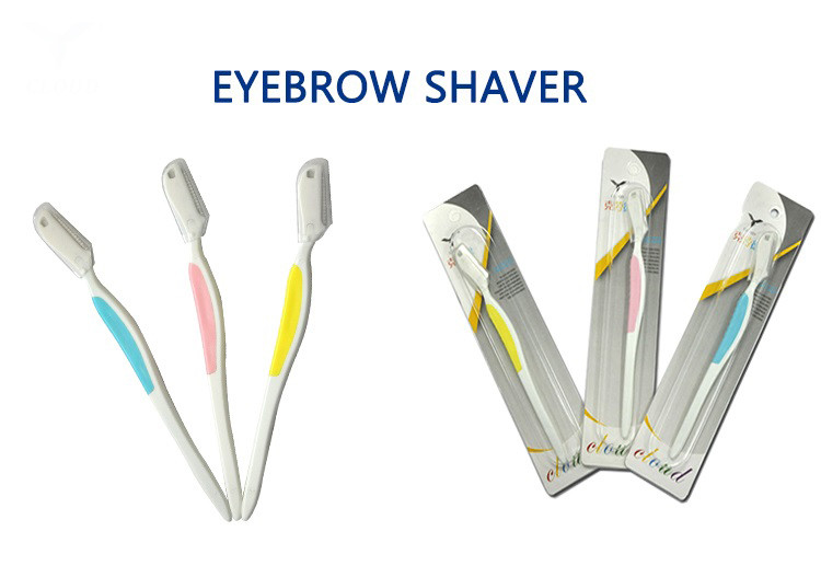 Womens Face Hair Shaving Razor Mini Eyebrow Shaver Stainless Steel With Safe Cover