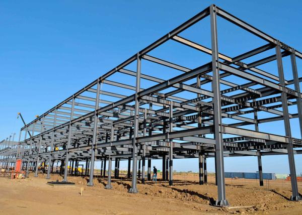 Environmental Prefab Light Steel Frame Structure Construction Buildings Multi