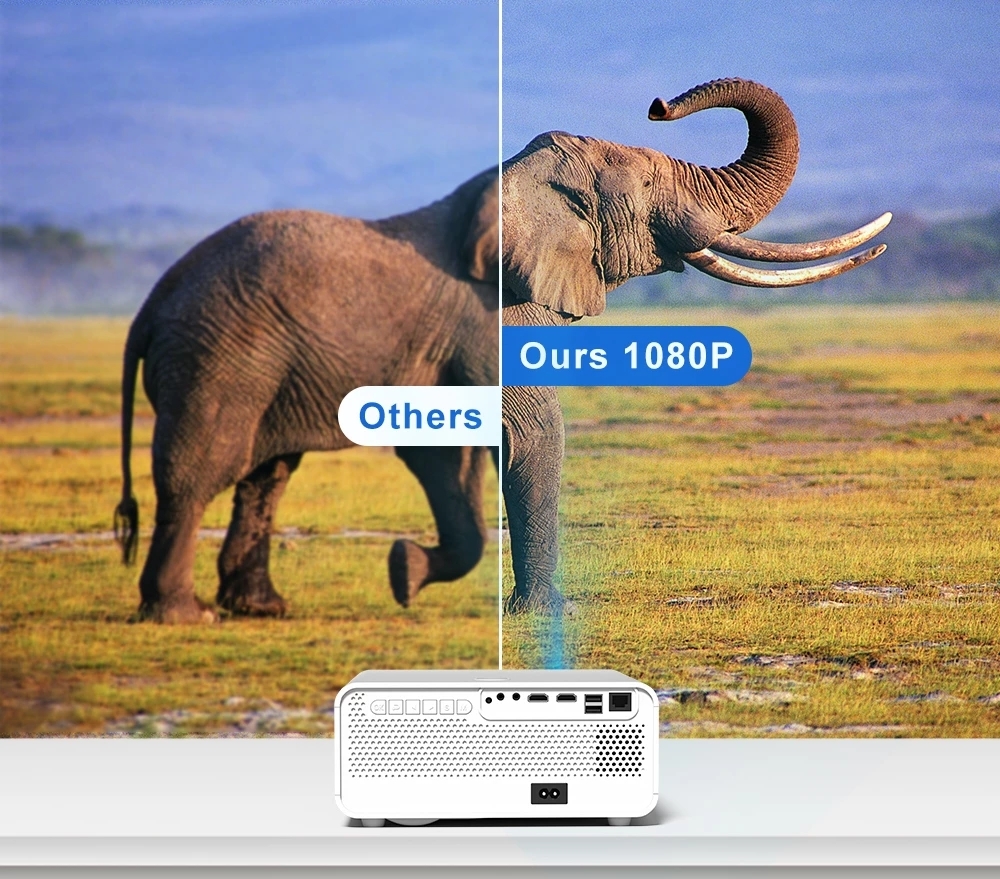X1 Auto Focus Android Education Projector White Flagship Projector FHD Native 1080P Projector