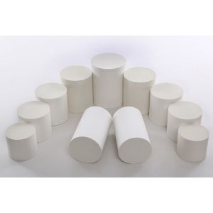 Cellular Ceramic Substrates With Three way Catalytic