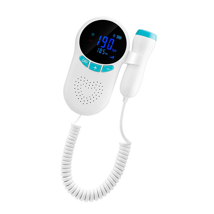 Home Digital Durable Pocket Size Portable Fetal Doppler Baby Heart Monitor Fetal Doppler