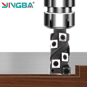 YING BA Hot Sales Cnc Double Bearing Trimming Cutter Cnc Spiral Flush Trim