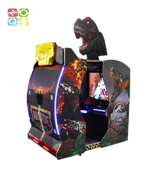 Quality Coin Op Simulating Jurassic Park Arcade Machine For 2 Players for sale