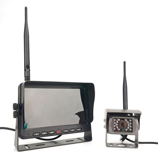1080P Wireless Magnetic Backup Camera IP67 Rear View Monitor System 2412MHZ -