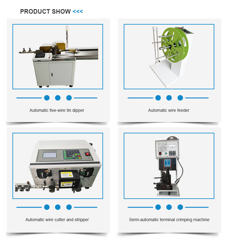 1000-800-1450 Automatic Double Head Wire Cutting Stripping Terminal Crimping Machine