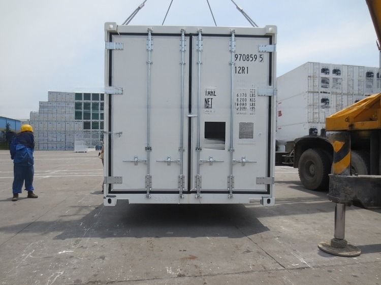 10ft Offshore Refrigerated Container CSC/BV Certificates Made of Steel and Aluminium with Aluminium T-Bar Floor