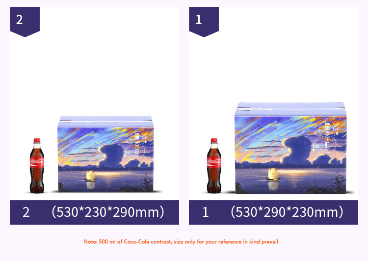 Rectangle CMYK 4C Printing Corrugated Mailing Boxes Food Grade
