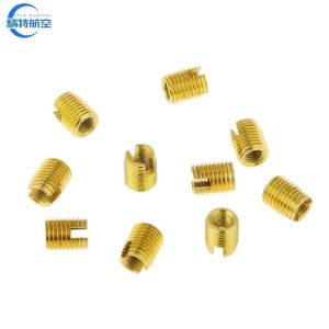  Fine/Coarse Thread Type Lubricated Slotted Self-Tapping Threaded Insert T/T Payment Type Manufactures