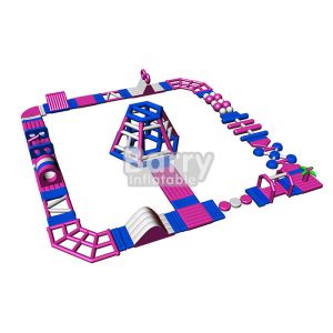  Professional Custom Made Moderate Outdoor Inflatable Aquapark Ocean Park With Pump Manufactures