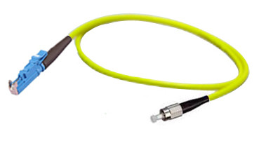 LSZH 3.0mm cable diameter Single-mode low insertion loss E2000 Fiber Optic Patch Cord