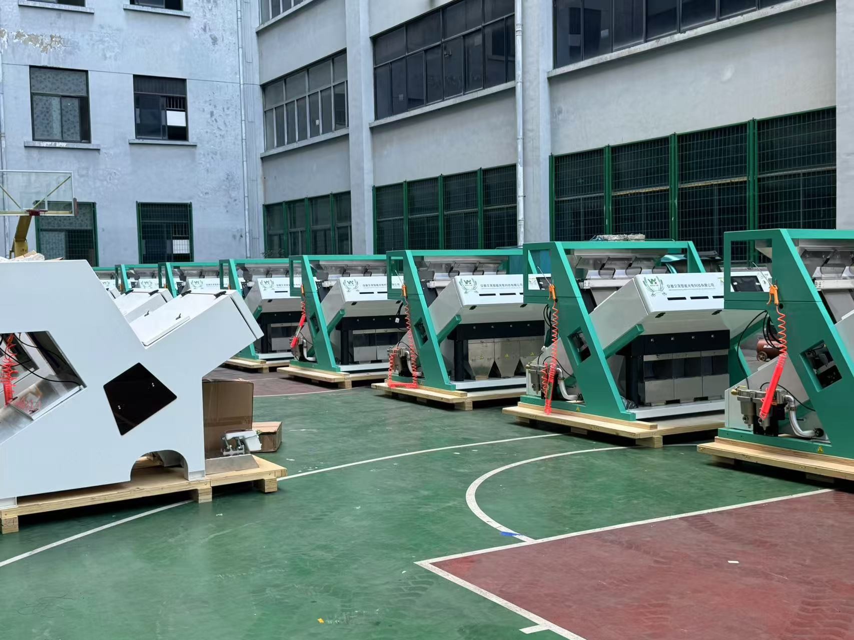 Brown Green Glass Optical Color Sorter for Ceramic Stone Impurity Removal