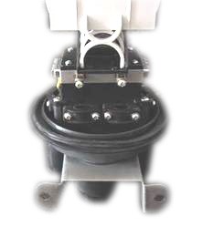 Black Color Fiber Optic Splice Closure , FOSC Fiber Optic Joint Closure