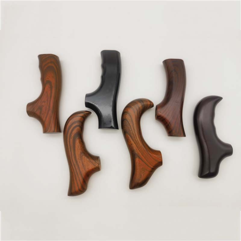 Customize Solid Wood Crutch Handgrip Non-slip Wooden Handle Wooden Accessories