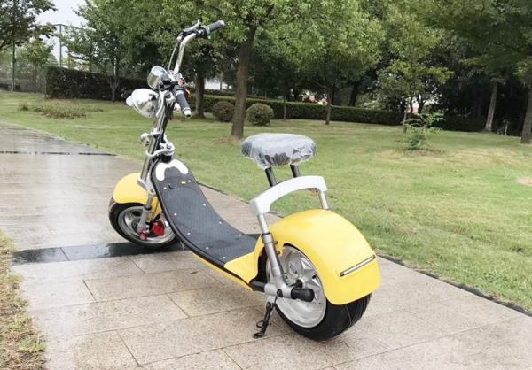 EcoRider 1000W 60V 10ah Big solid tire Two Wheel Electric Motorcycle Scooter