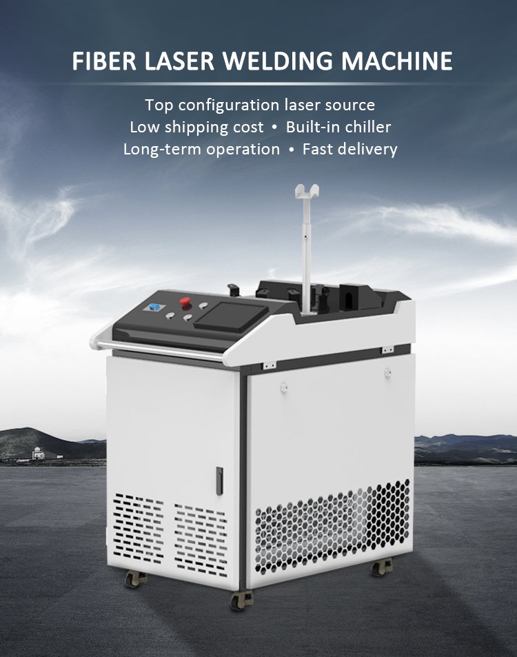 Water Chiller Metal Fiber Laser Welding Machine 1KW 1.5kW 2kW 3kW