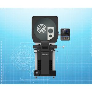 400mm Diameter Screen Digital Profile Projector With Large Working Travel