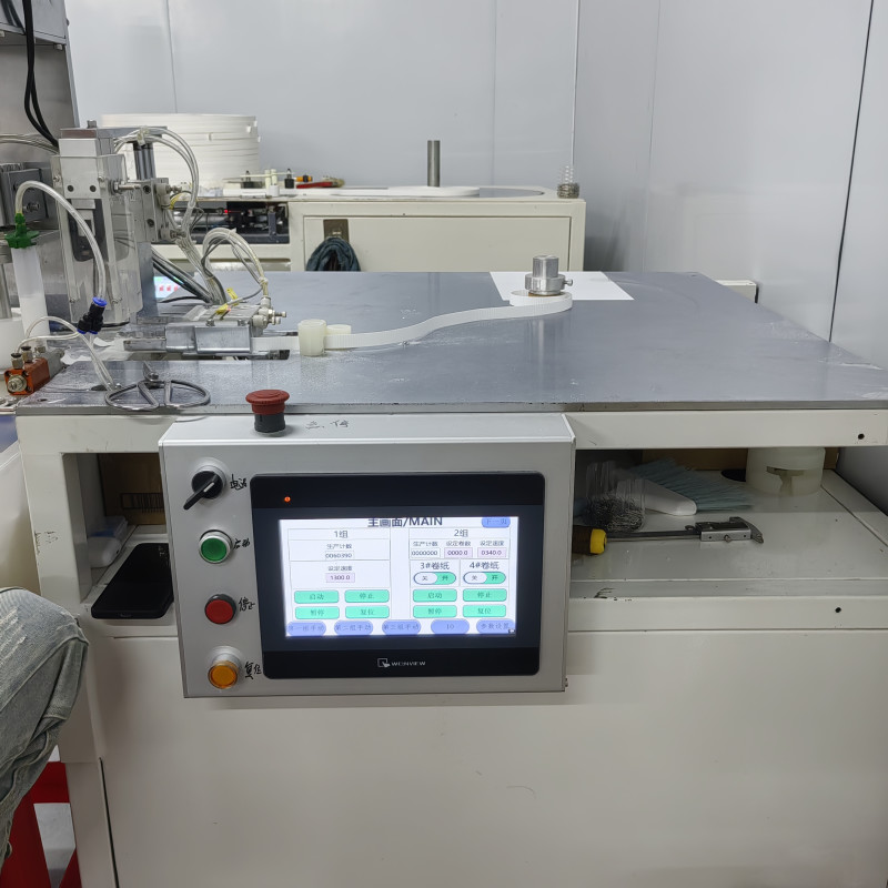 Stainless Steel Automatic Paper Rolling Machine For Hme Filter