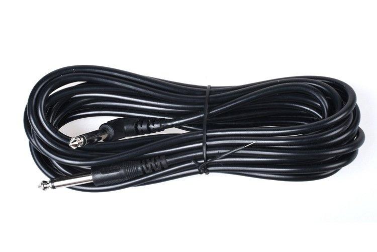1M 3M 5M Durable 90 Degree Angle to Straight 6.35mm 1/4 TS Jack Instrument Patch Guitar Cable