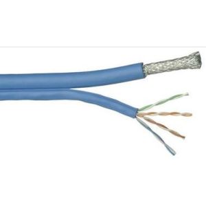 4 Pair CAT5E Lan Cable , RG6QUAD with 24AWG UTP CAT5E Cable For computer network