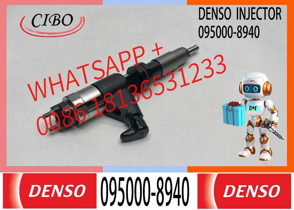 Factory Stock Genuine 095000-8940 Injector for Car Diesel Engine New Condition Common Rail RE530366 DZ100214 Model