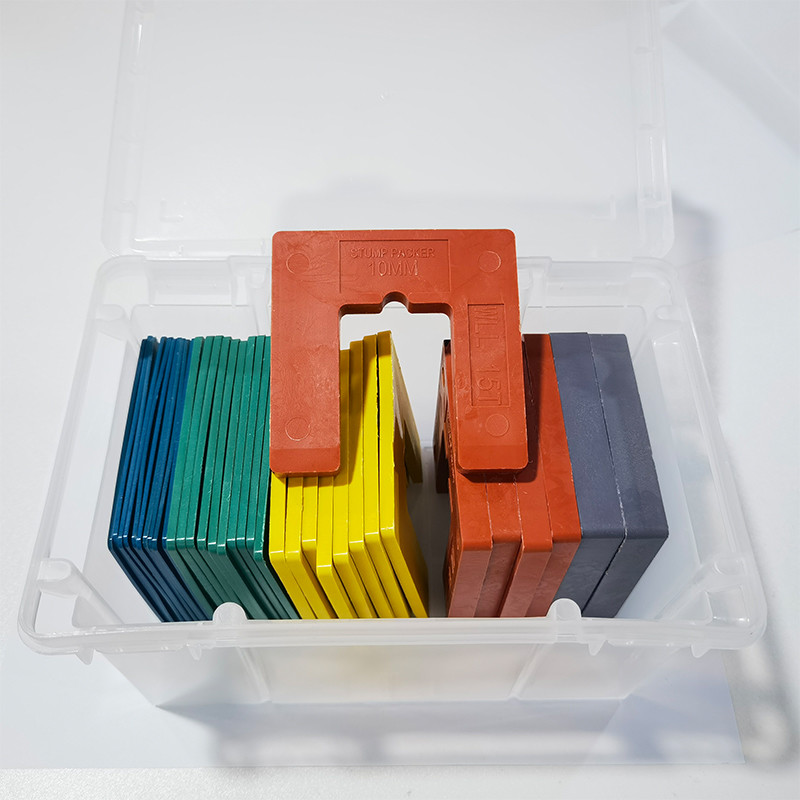 90x90mm Plastic Window Packer Shims Waterproof Window Horseshoe Stump Packer Plastic Window Packers for Windows