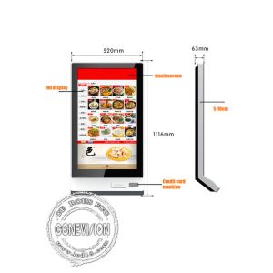 32 / 43 Inch Order Machine Android Digital Signage , LCD Digital Signage Full HD