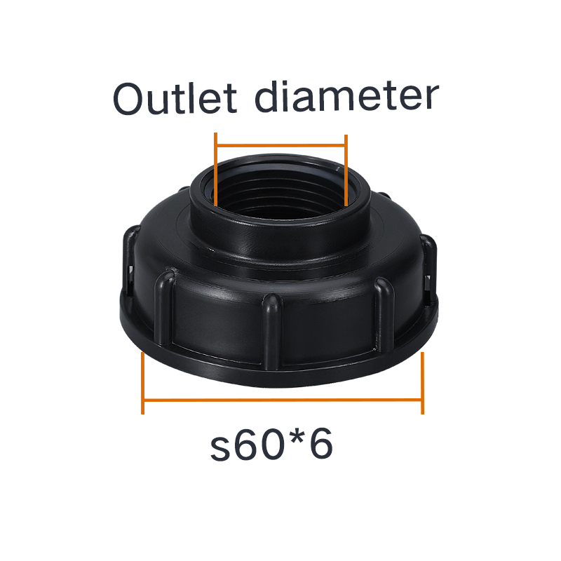 Drain Safety Manual Globe Valve IBC 1000L Valve 60 with 1/2'' 3/4'' Adapter Connection