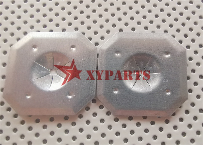 Galvanized Steel 32mm Speed Square Clip For Fixing Self Adhesive Rock Wool Pins