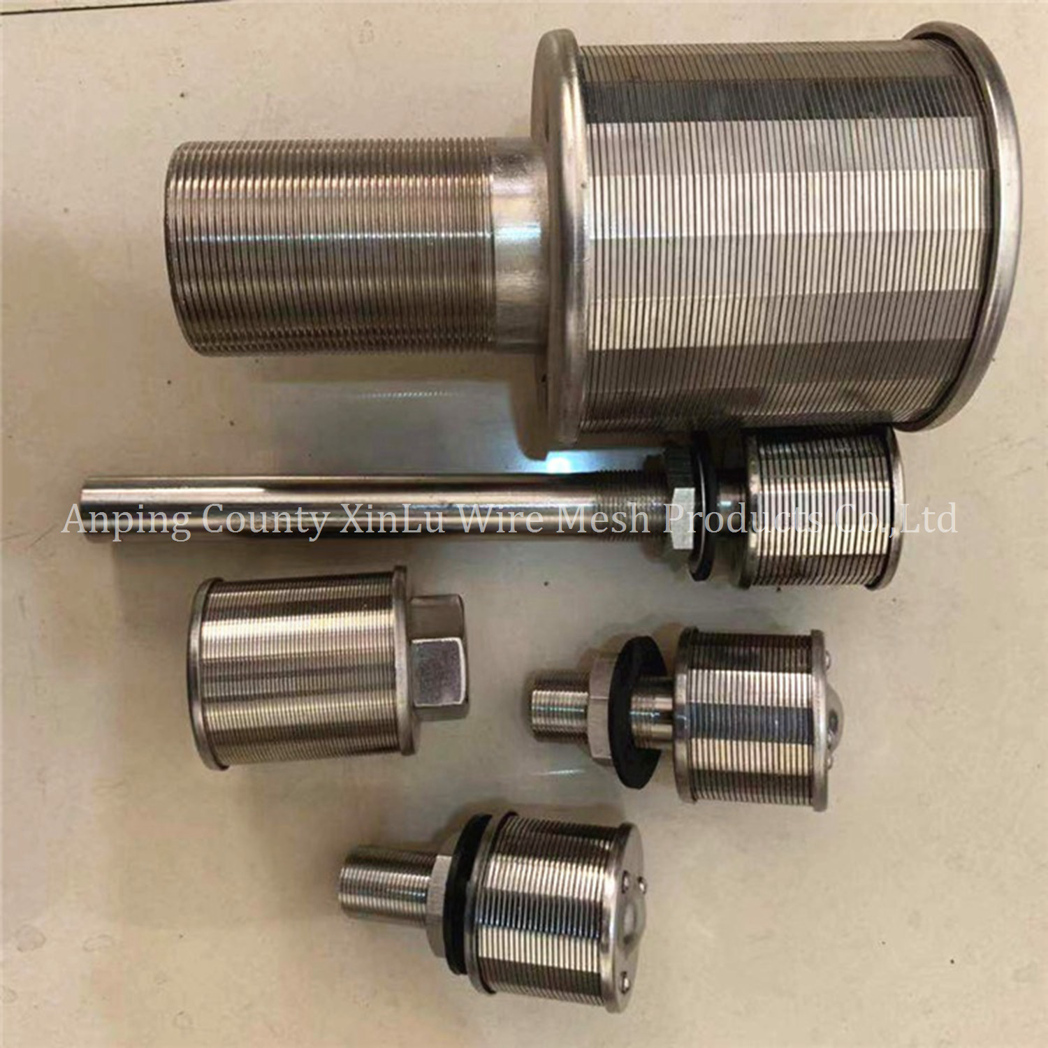 Water Filter Bottom Nozzle, Wedge Wire Strainer Top Nozzle, Stainless Steel Johnson Screen Nozzle