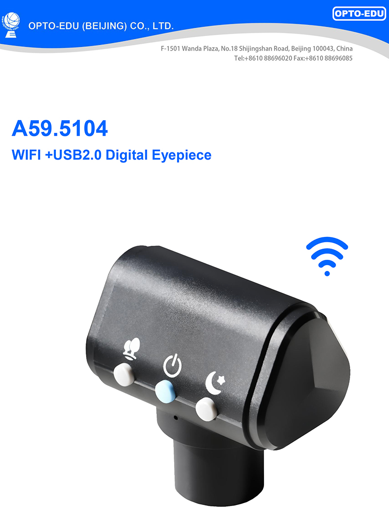 OPTO-EDU A59.5104 2.4G WIFI+USB Digital Camera, 2.0M, 25Fps, Win, Android, iOS