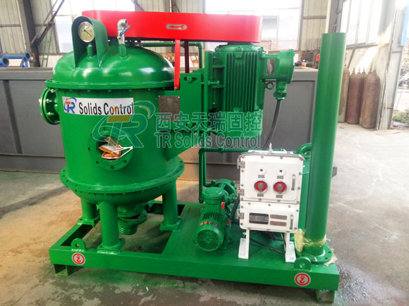 Drilling Mud Solids Control Vacuum Degasifier , 360m3/h Vacuum Tank Degasser