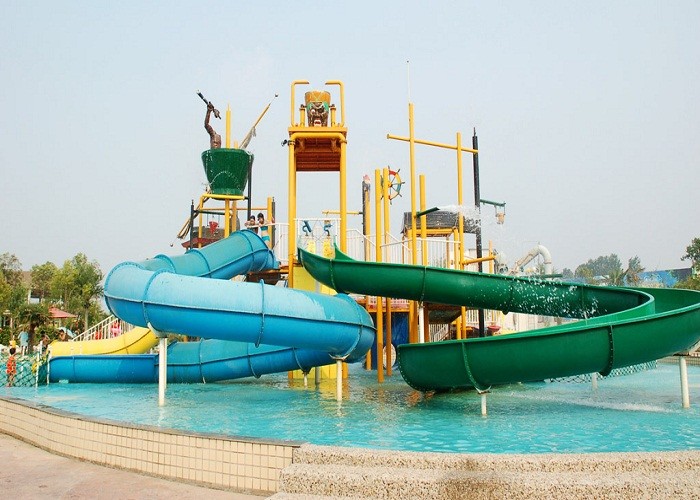 Custom Funny Security Children Water Playground Over 50 Persons Capacity
