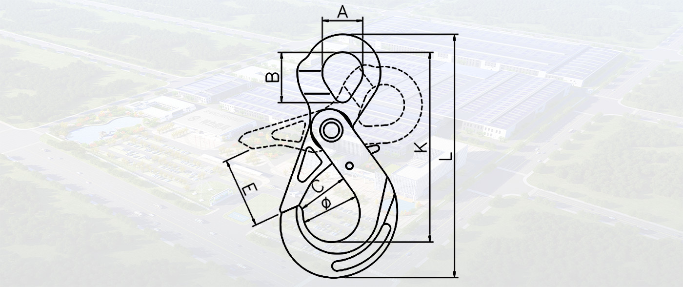 SLR289-ITALY TYPE EYE SELF LOCKING HOOK