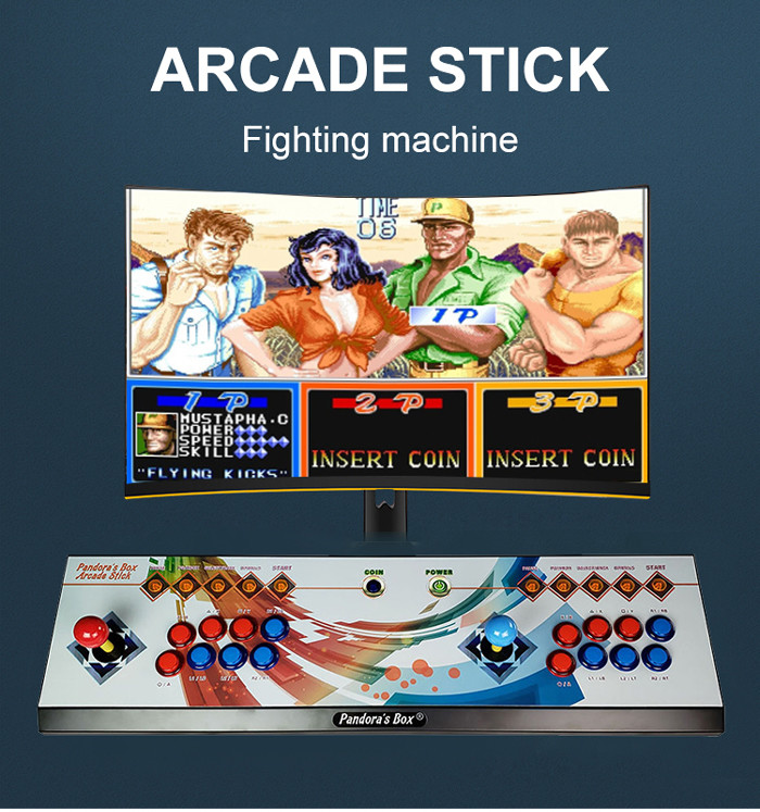 Pandora's Box Retro Arcade Joystick Game 8 Keys Console For Home