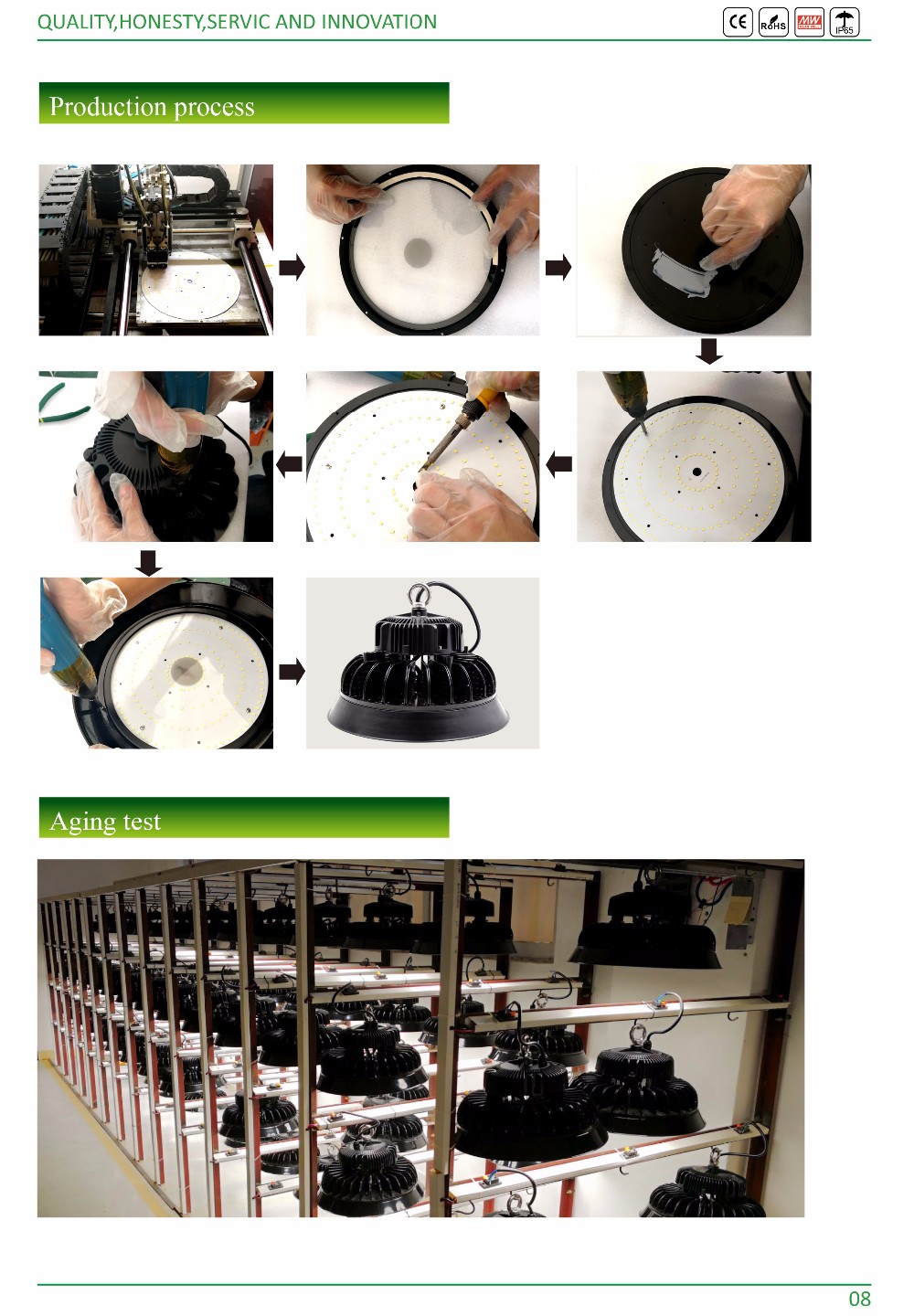 Water cooling aluminum IP65 waterproof ufo led high bay light 100W 150W 200W 240W