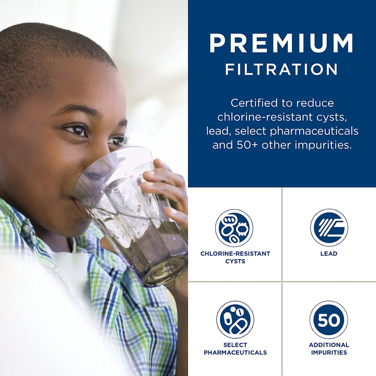 Top- RPWFE Refrigerator Water Filters Replacement for Lead Sulfur and Other Impurities