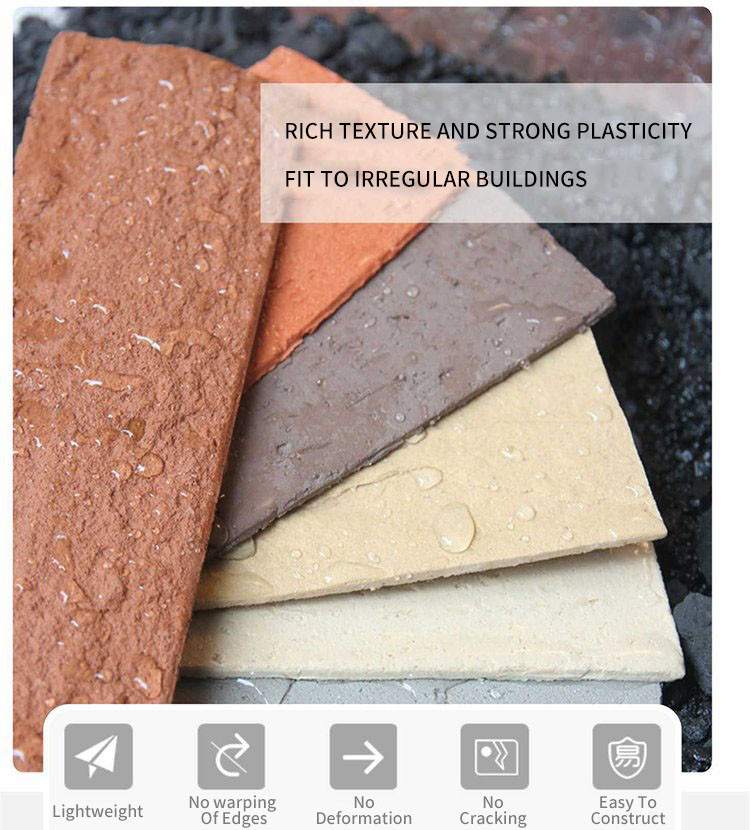 Edge Rectified Flexible Brick Tiles