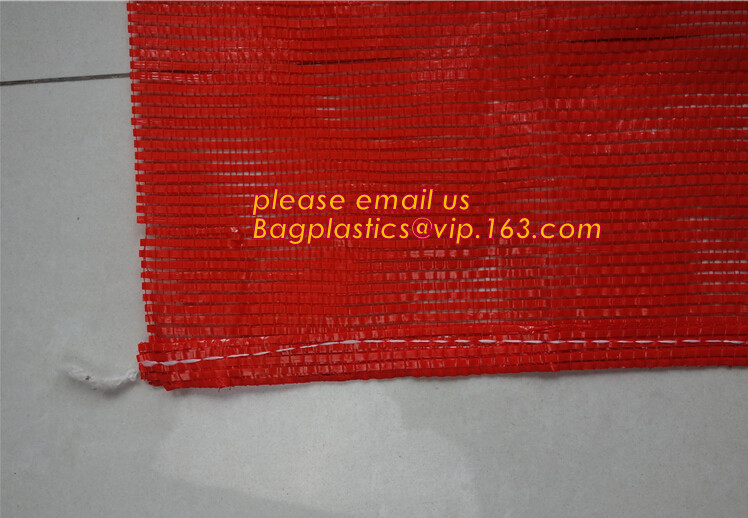 PP net vegetables leno mesh bag Color raschel PP PE mesh Plastic Nets bags tomato mesh bag,Agriculture Industrial Use an