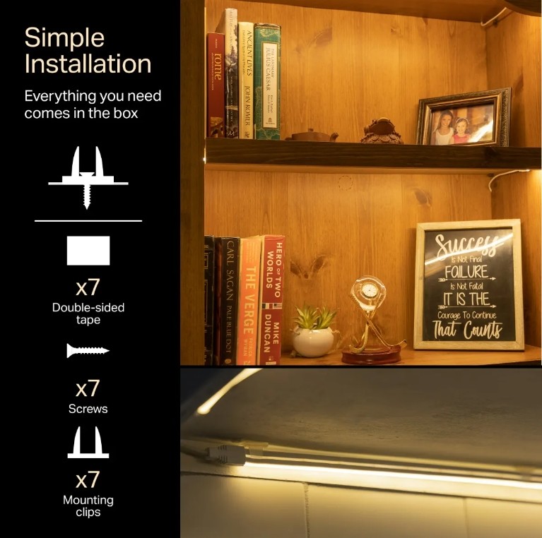 CRI LED Light Strip Series Dimmable With Adhesive Backing