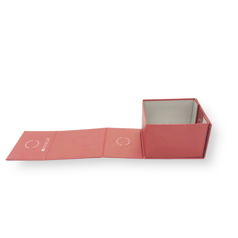 Pink Foldable Magnetic Exquisite Gift Box Recycled Cardboard Gift Boxes